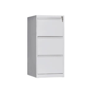 Металлический шкаф KEFEIYA для хранения документов с 2 ящиками, бело-серый, 460×620×720 мм