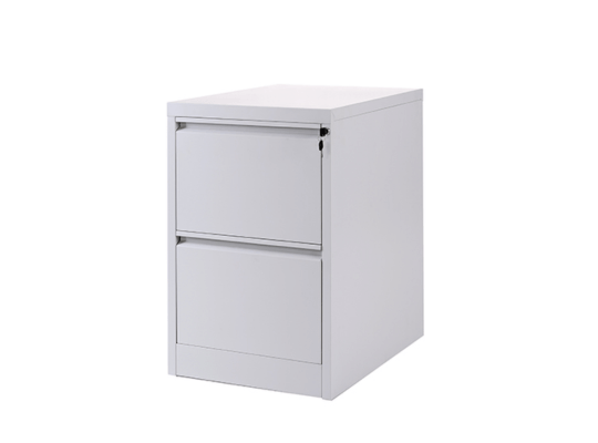 Металлический шкаф KEFEIYA для хранения документов с 2 ящиками, бело-серый, 460×620×720 мм