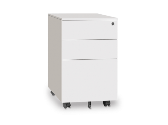 Металлический шкаф KEFEIYA для хранения документов с 2 ящиками, бело-серый, 460×620×720 мм