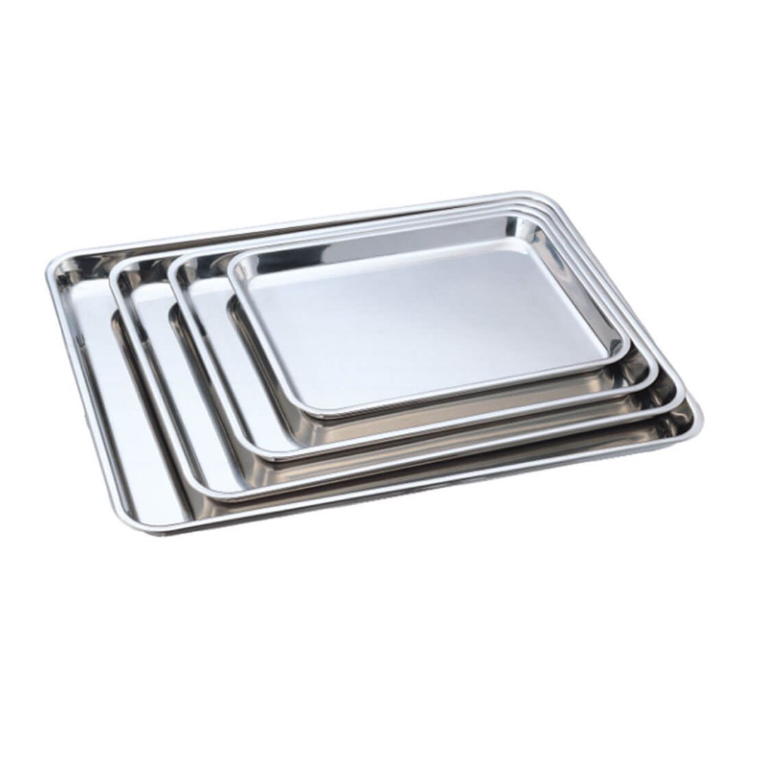 Стальной поднос 580x365 мм