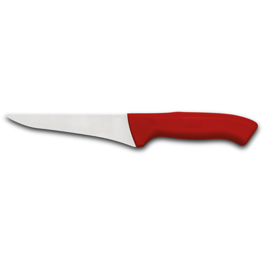 Нож для обвалки, HACCP, красный, L 145 мм