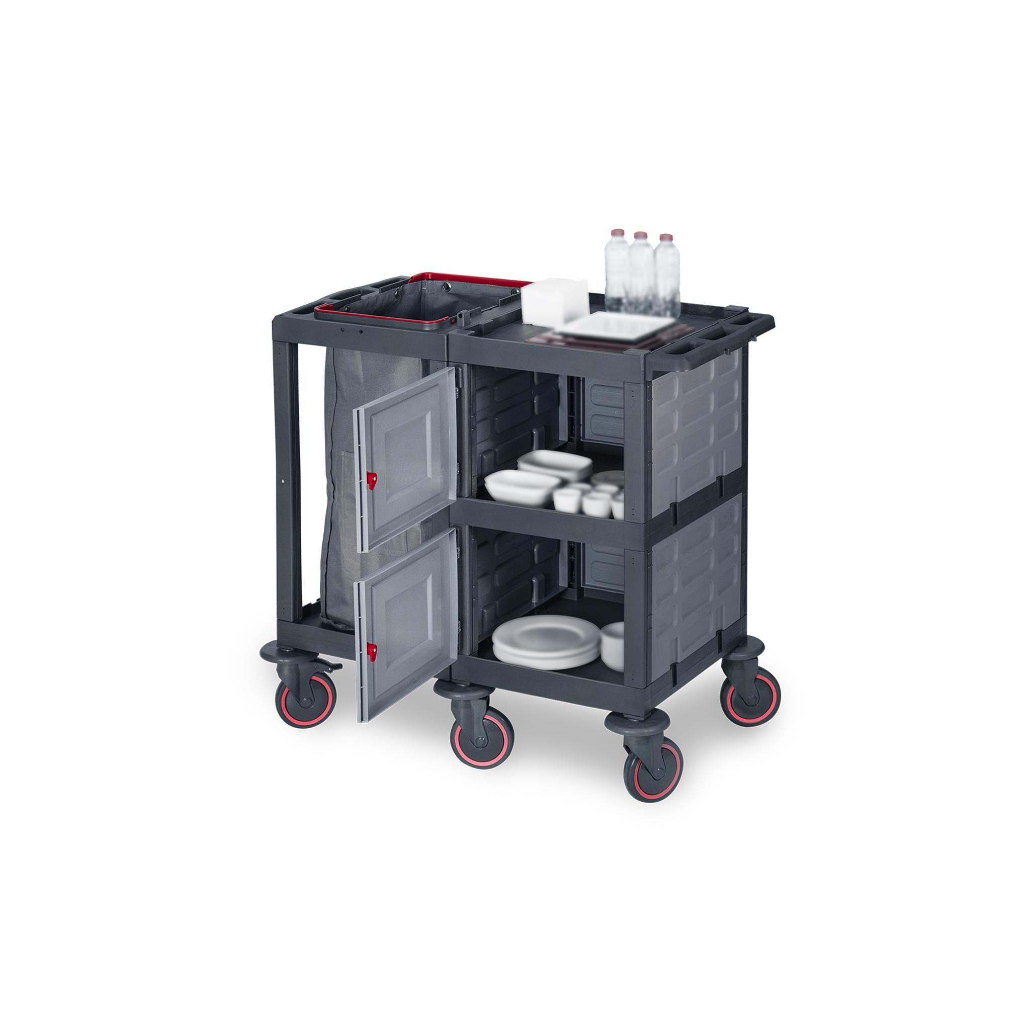 Тележка для белья Room Service PROPLUS 109, объем 62,5 л, размер 53 × 80 × 113 см.