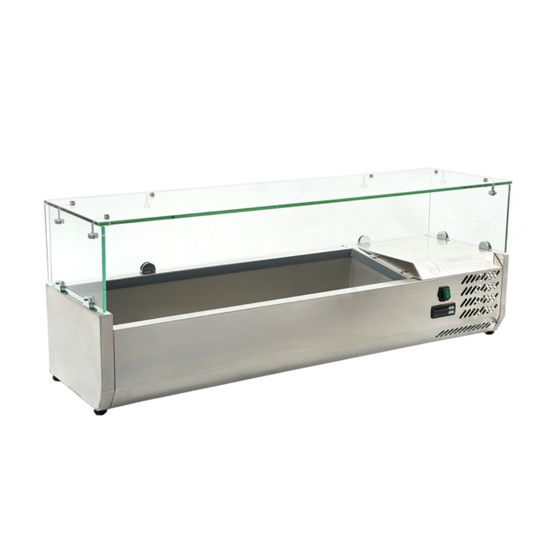Холодильная витрина для топпингов HURAKAN HKN-VRX1200/330