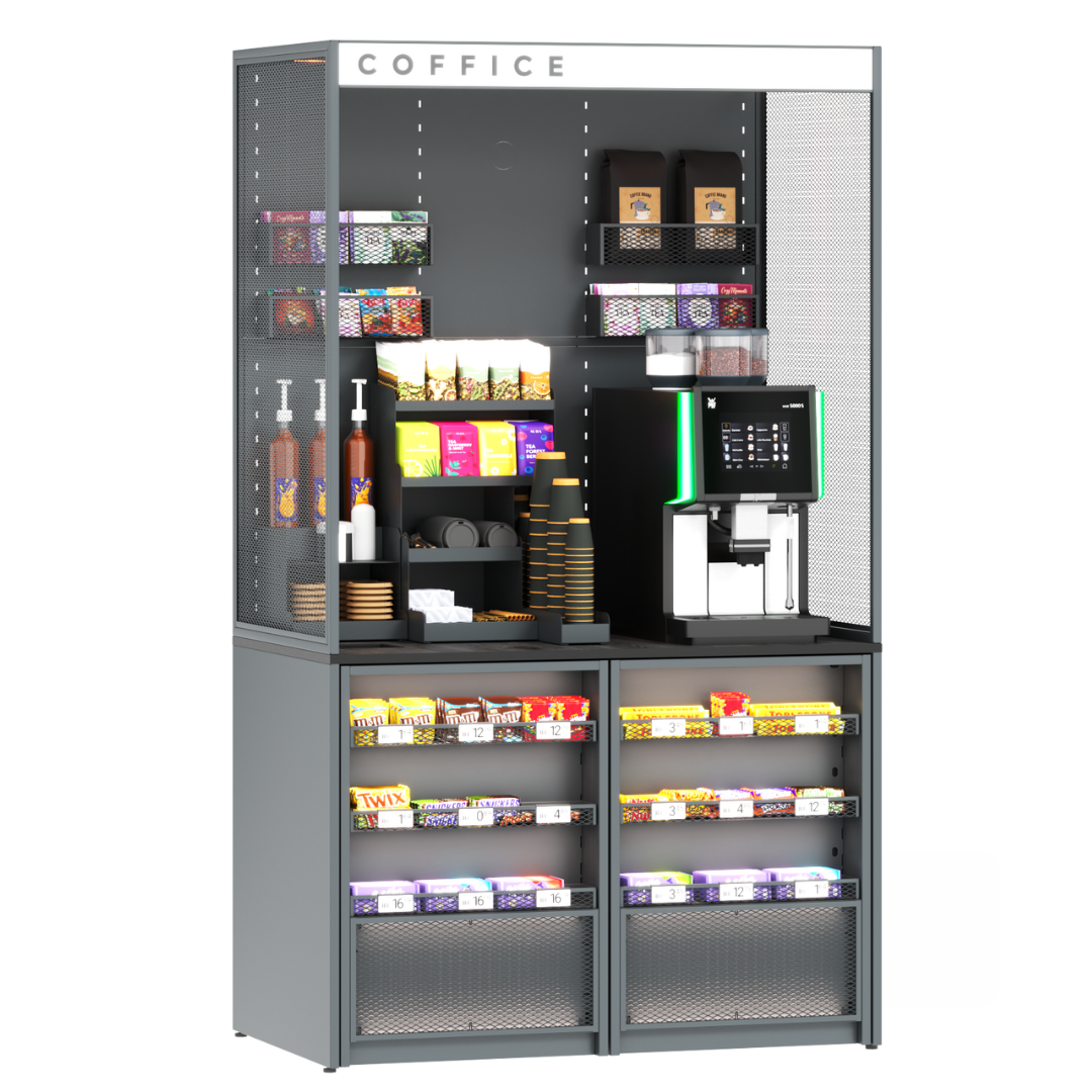 Coffice. Станция самообслуживания кофе и других горячих напитков