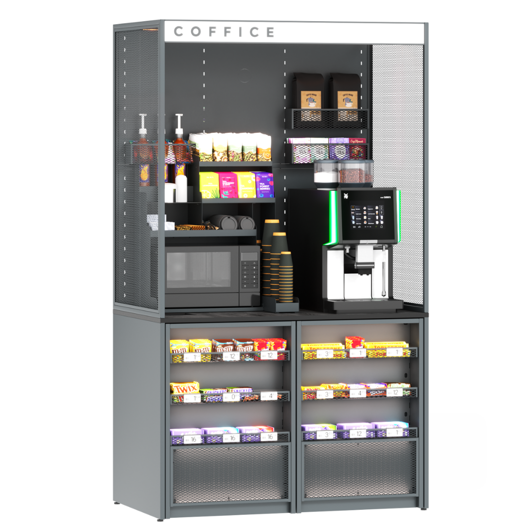 Coffice. Станция самообслуживания кофе и других горячих напитков
