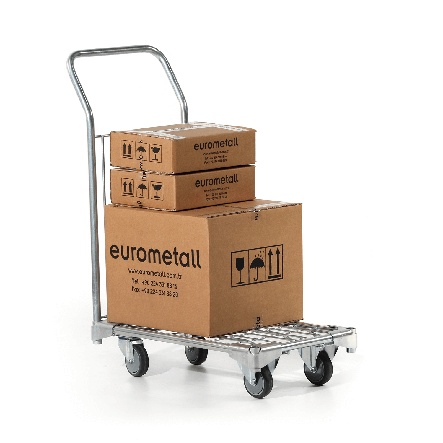 Тележка Cargo Eurocar AT2 890x450x700, грузоподъёмность 200 кг