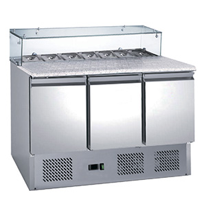 Холодильный стол для пиццы HURAKAN HKN-PZLGV3