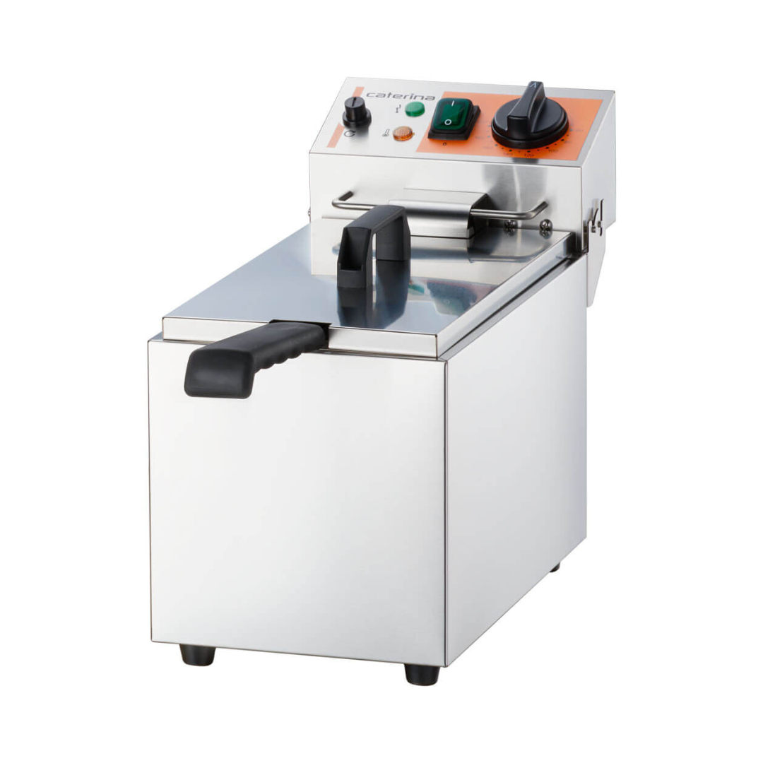 Фритюрница электрическая, двойная, Caterina, V 2x5 l, 6 kW, 585x430x265 mm