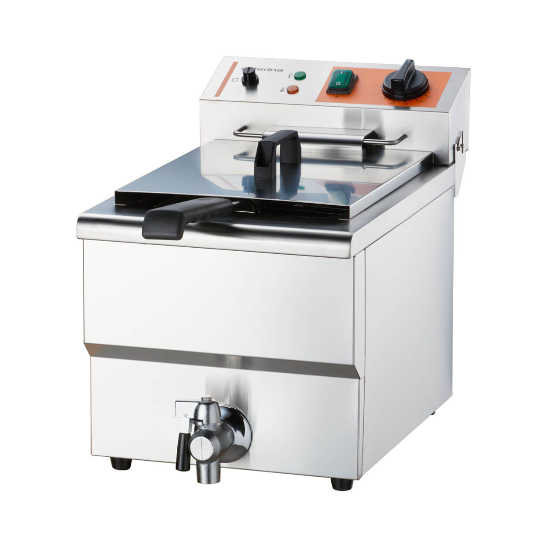 Электрические фритюрницы Caterina со сливным краном