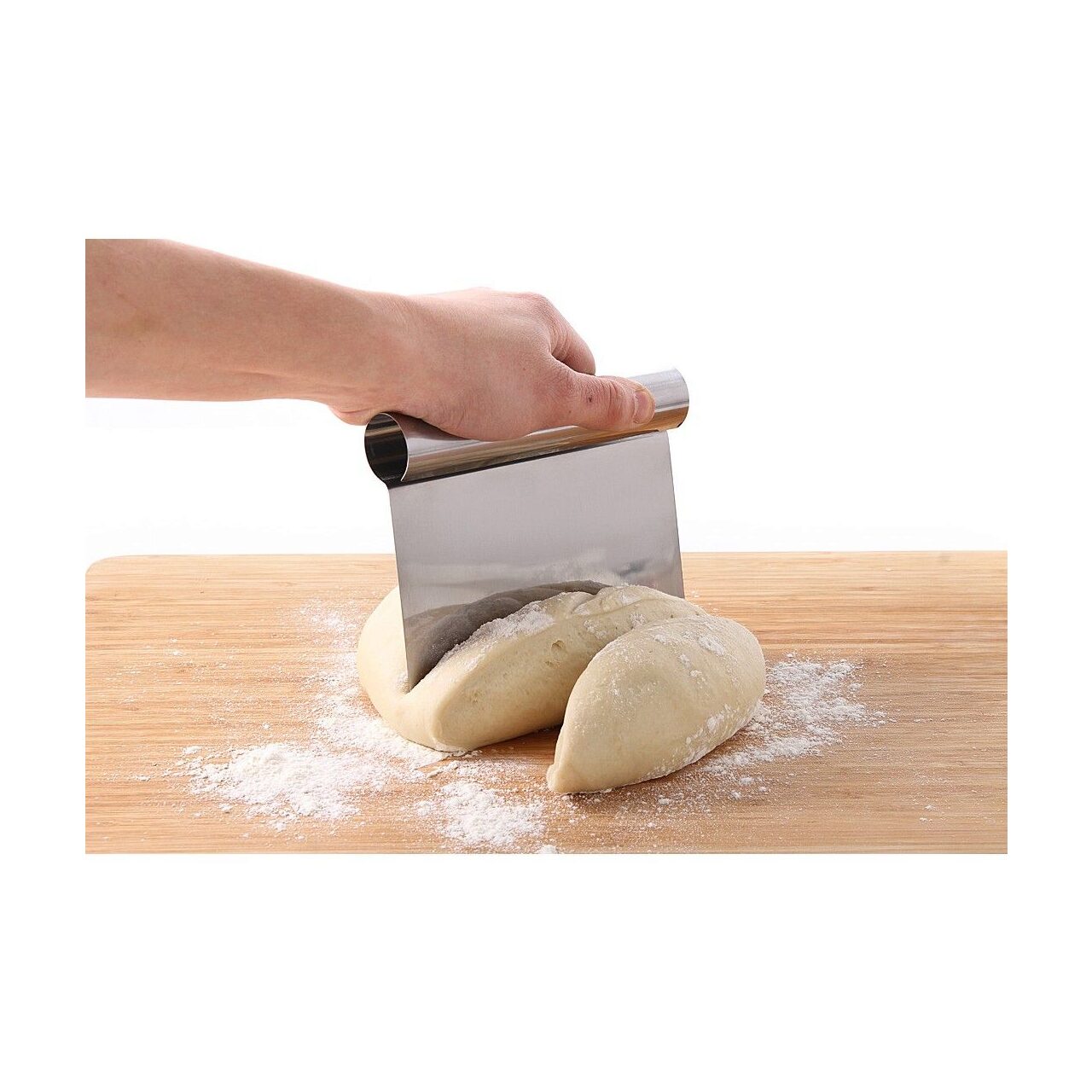 Скребок для теста из нержавеющей стали 150×110 мм, Hendi