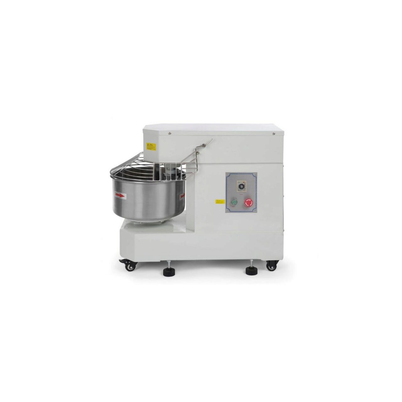 Спиральный миксер с фиксированной чашей 20 л, 1500 Вт