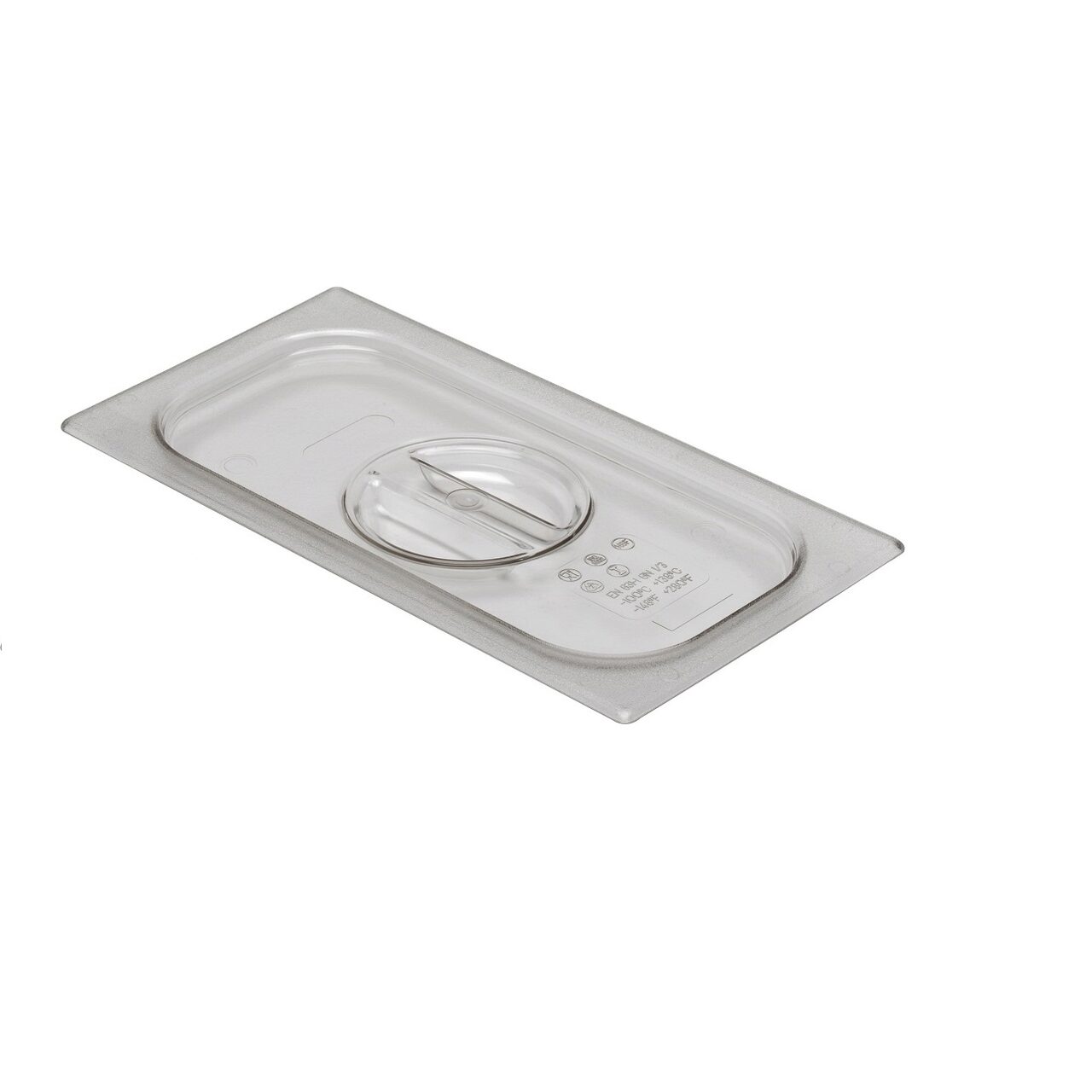 Крышка GN 1/1 из прозрачного поликарбоната с вырезом под sous-vide