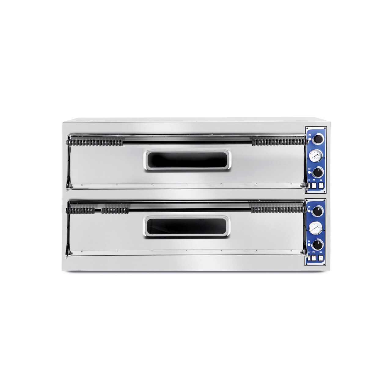 Профессиональная печь для пиццы Basic Slim Line Inox 2 камеры 12000 Вт температурный режим от 50°C до 500°C