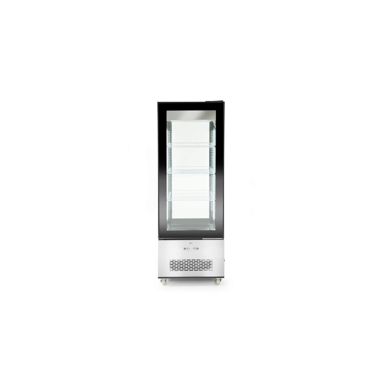 Холодильная витрина с двойным остеклением и LED-подсветкой 550 л 850×650×1908 мм