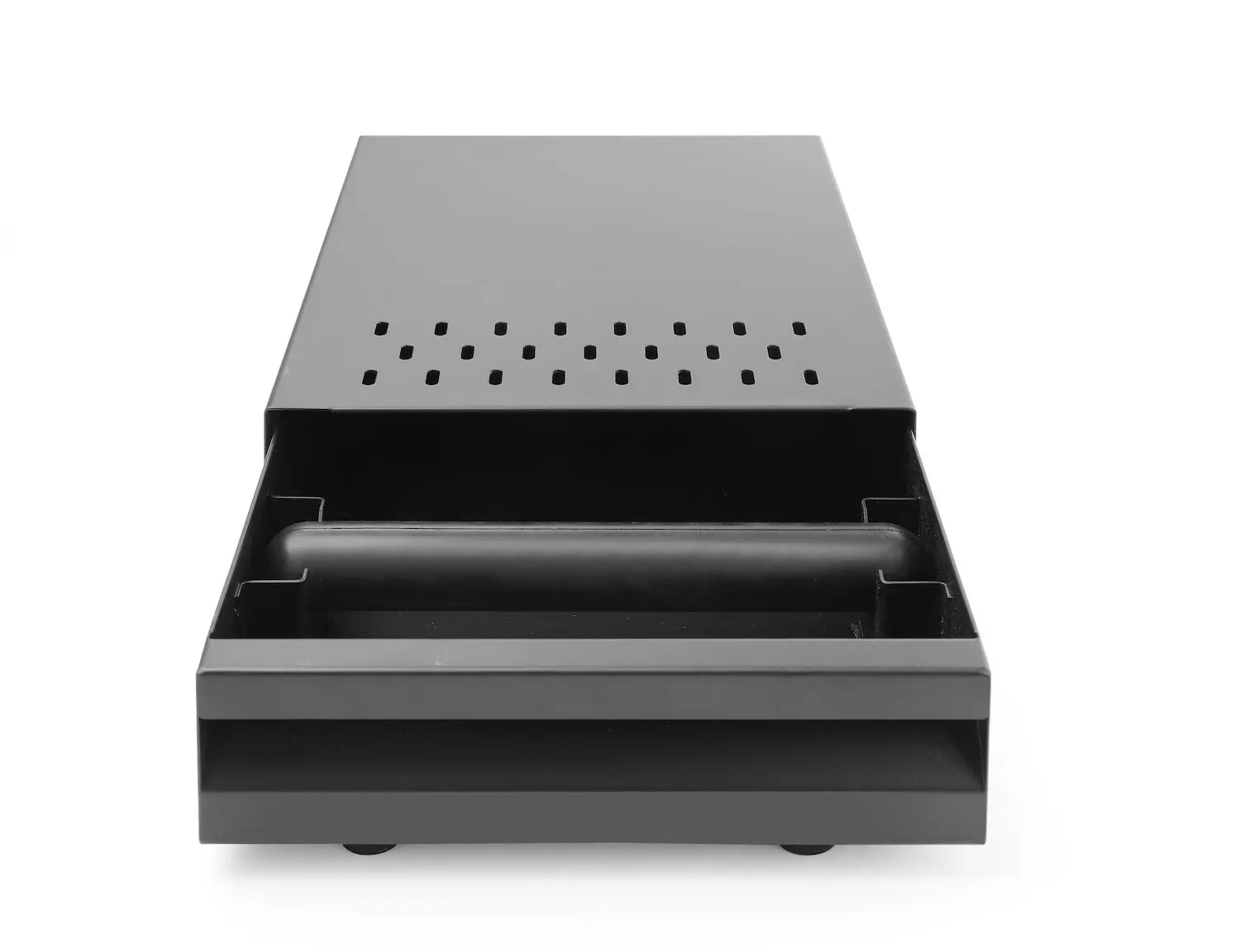 Прямоугольная чёрная подставка для тампера из углеродистой стали