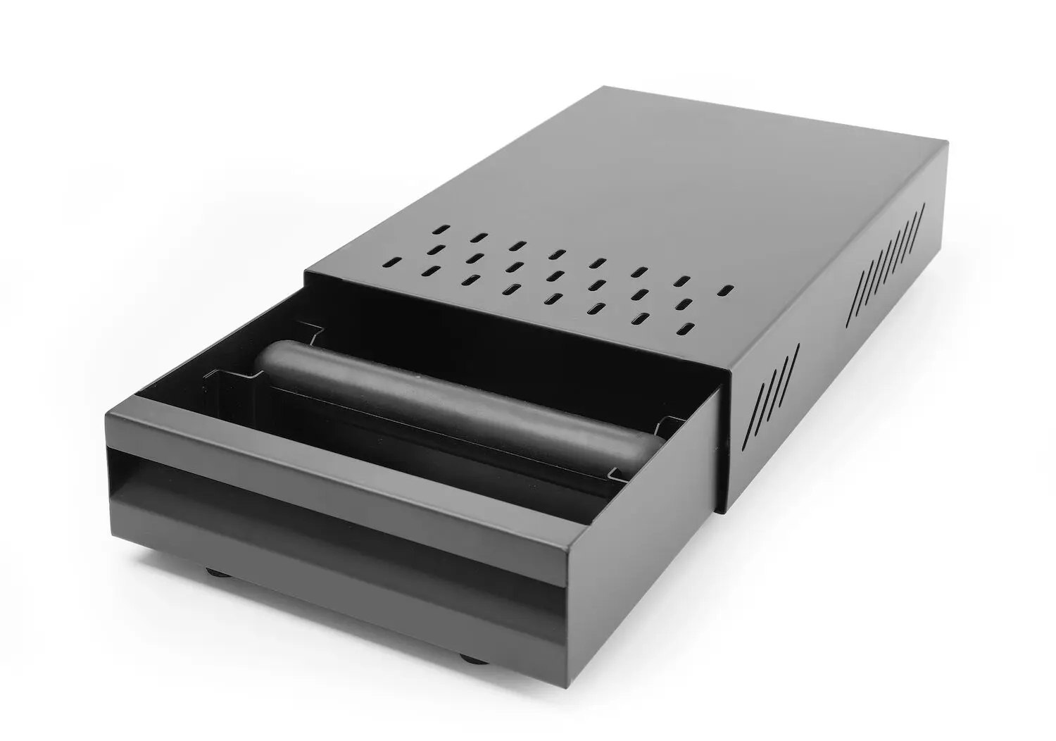 Прямоугольная чёрная подставка для тампера из углеродистой стали