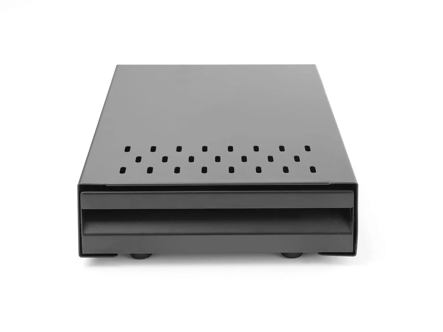 Прямоугольная чёрная подставка для тампера из углеродистой стали