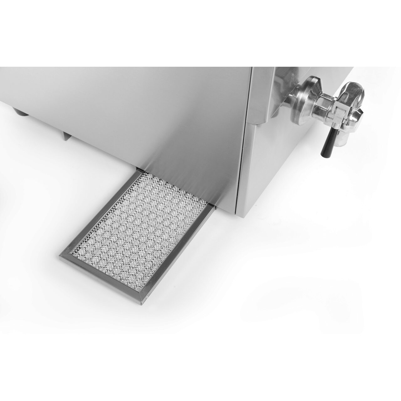 Двойная индукционная фритюрница 2x8 л, корпус из нержавеющей стали, 2x3500 Вт, 580x485x(В)406 мм