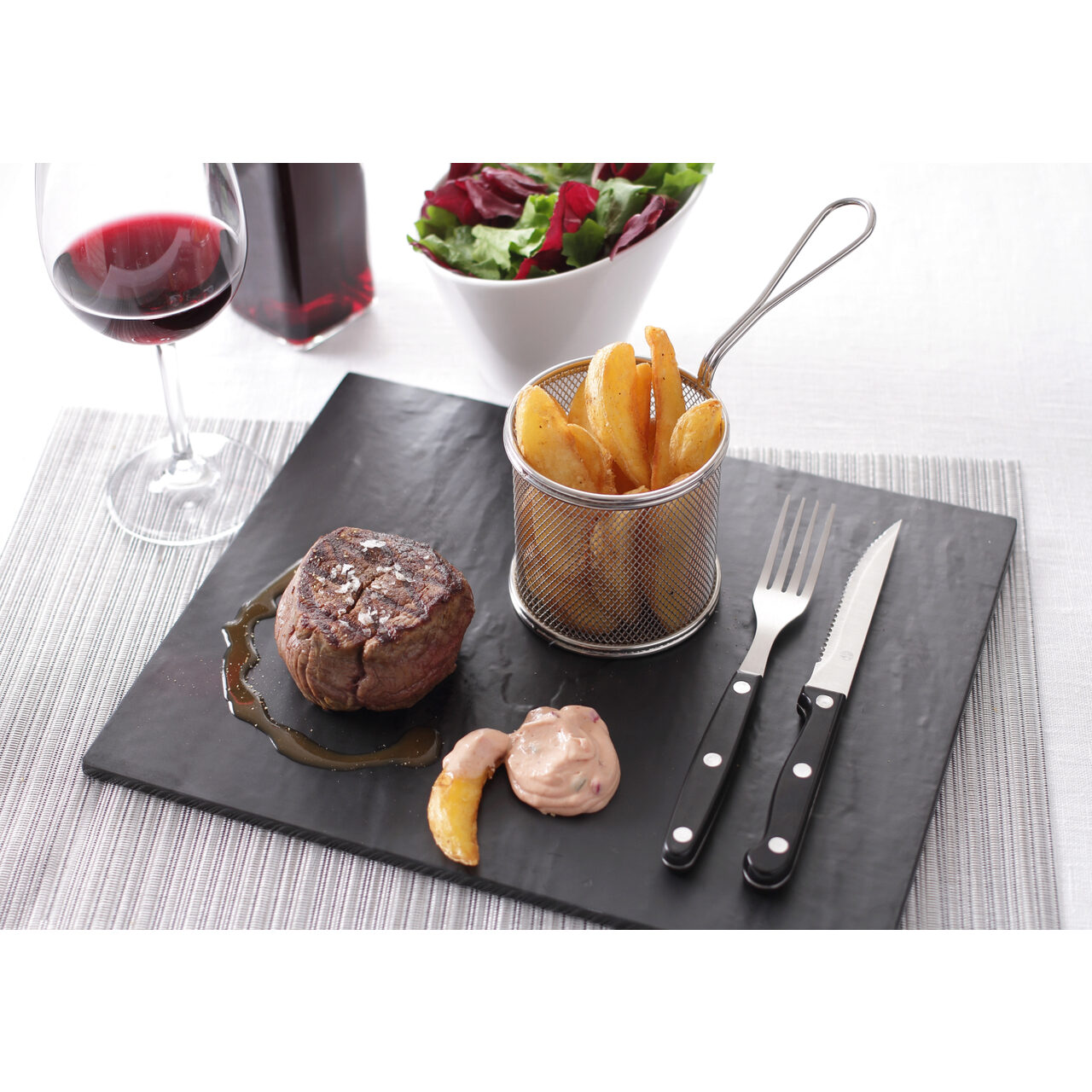 Корзинка для подачи картофеля фри и закусок, нержавеющая сталь, 125×100×85 мм