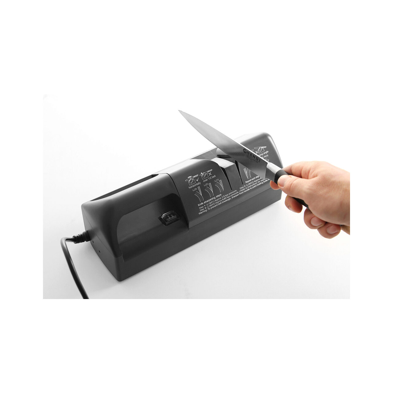 Точилка для ножей с защитой для пальцев