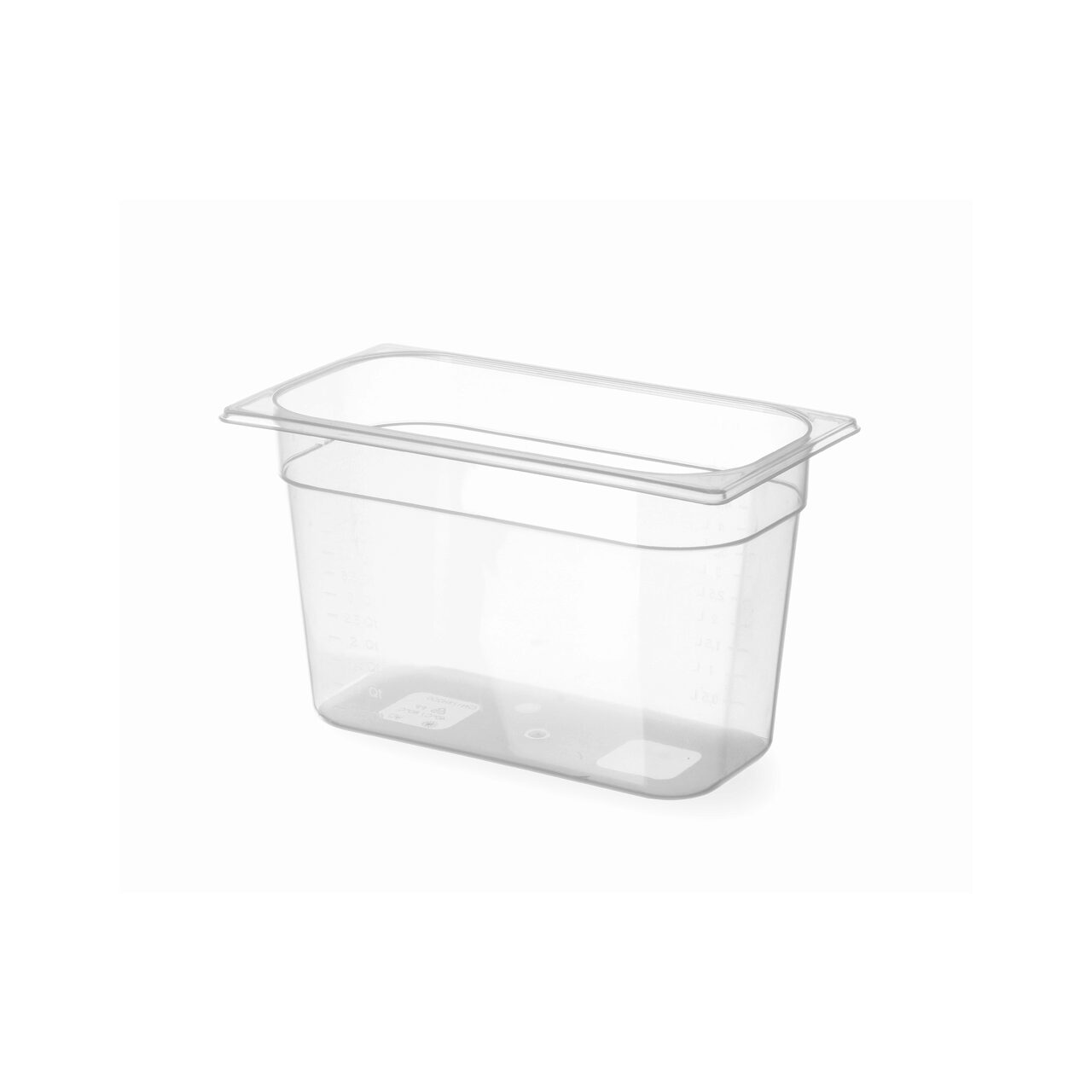 Гастроёмкость GN 1/4 из прозрачного полипропилена, 2,8 л