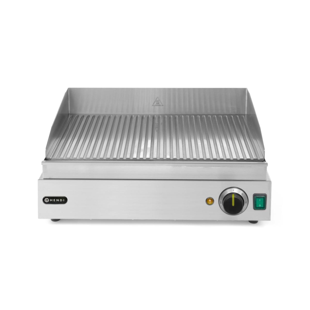 Гриль электрический Profi Line, поверхность полностью рифленая, 550x380x(H)240 мм, нержавеющая сталь