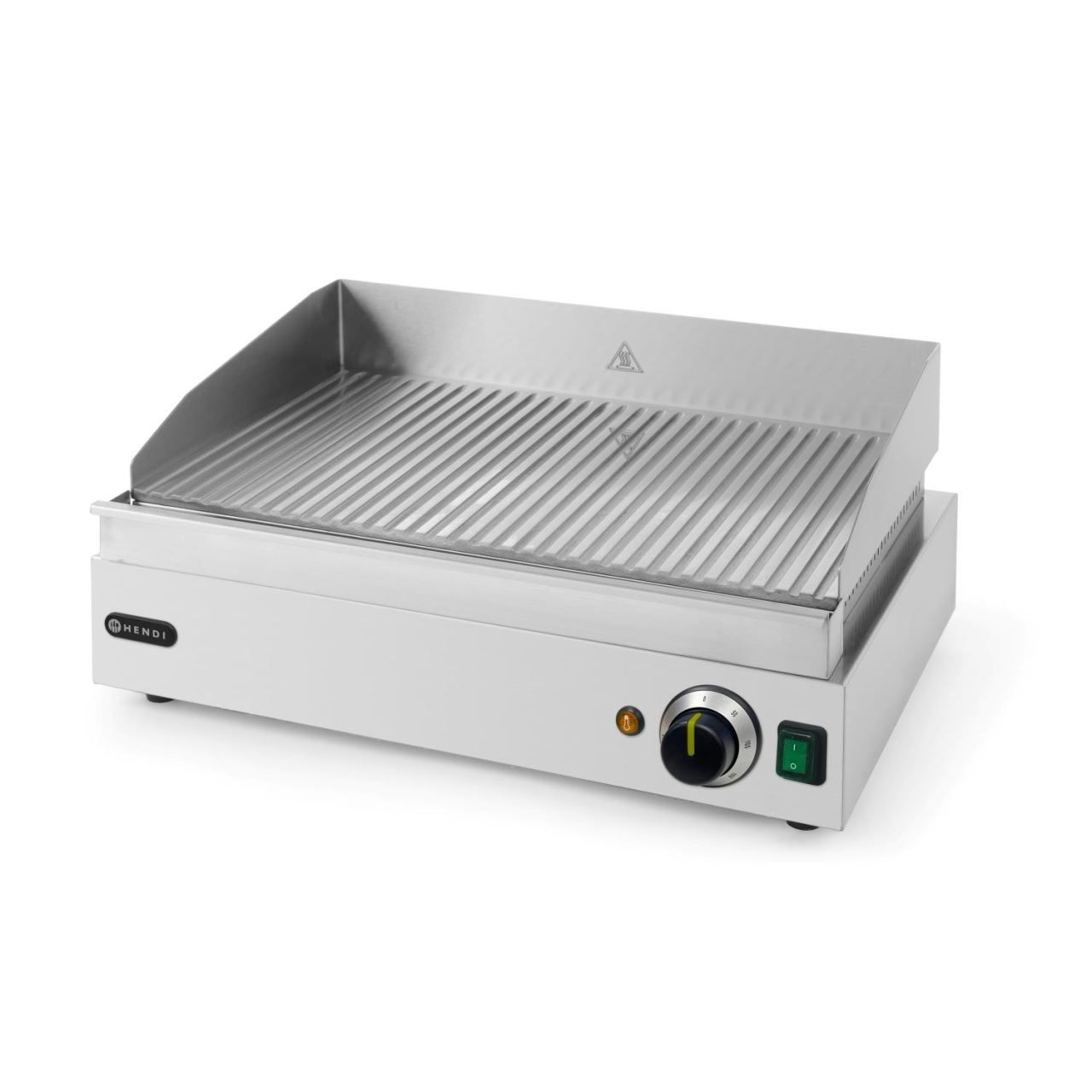 Гриль электрический Profi Line, поверхность полностью рифленая, 550x380x(H)240 мм, нержавеющая сталь