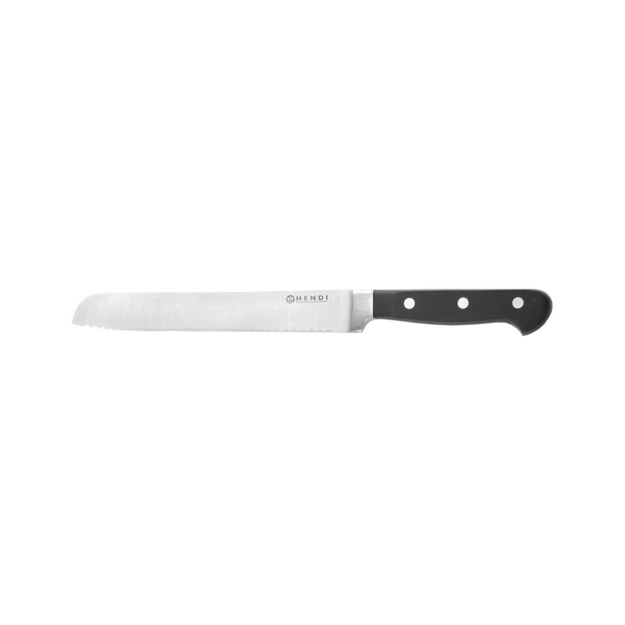 Нож для хлеба Hendi, нержавеющая сталь, серия Kitchen Line, 230/345 мм