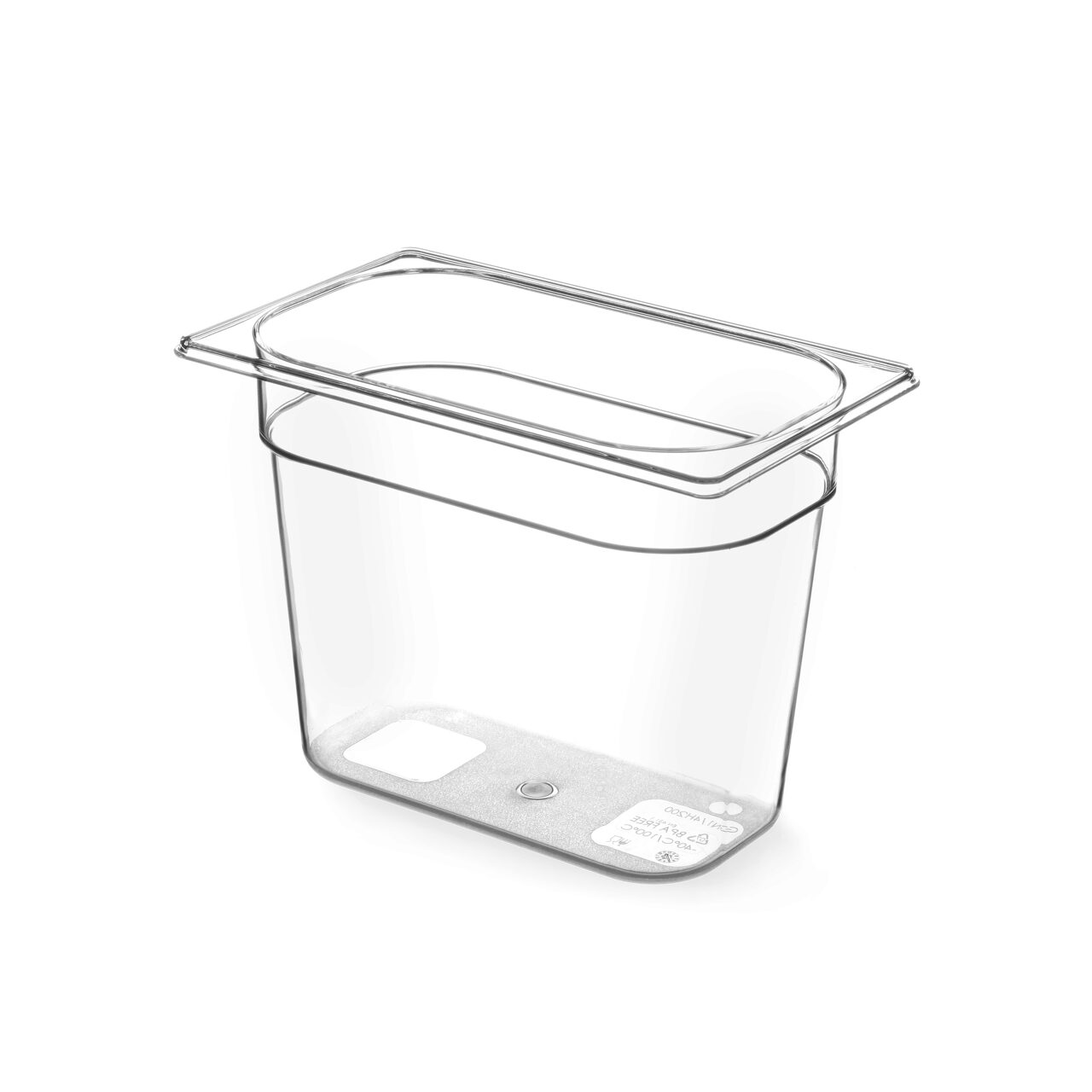 Гастроёмкость GN 1/4 Tritan BPA-free, прозрачная, 4 л, 265×162×150 мм