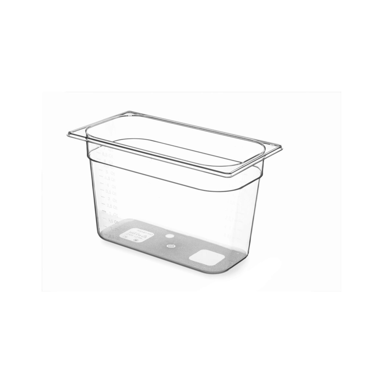 Контейнер Gastronorm GN 1/4, Tritan BPA free, 2,8 л, 265×162×100 мм