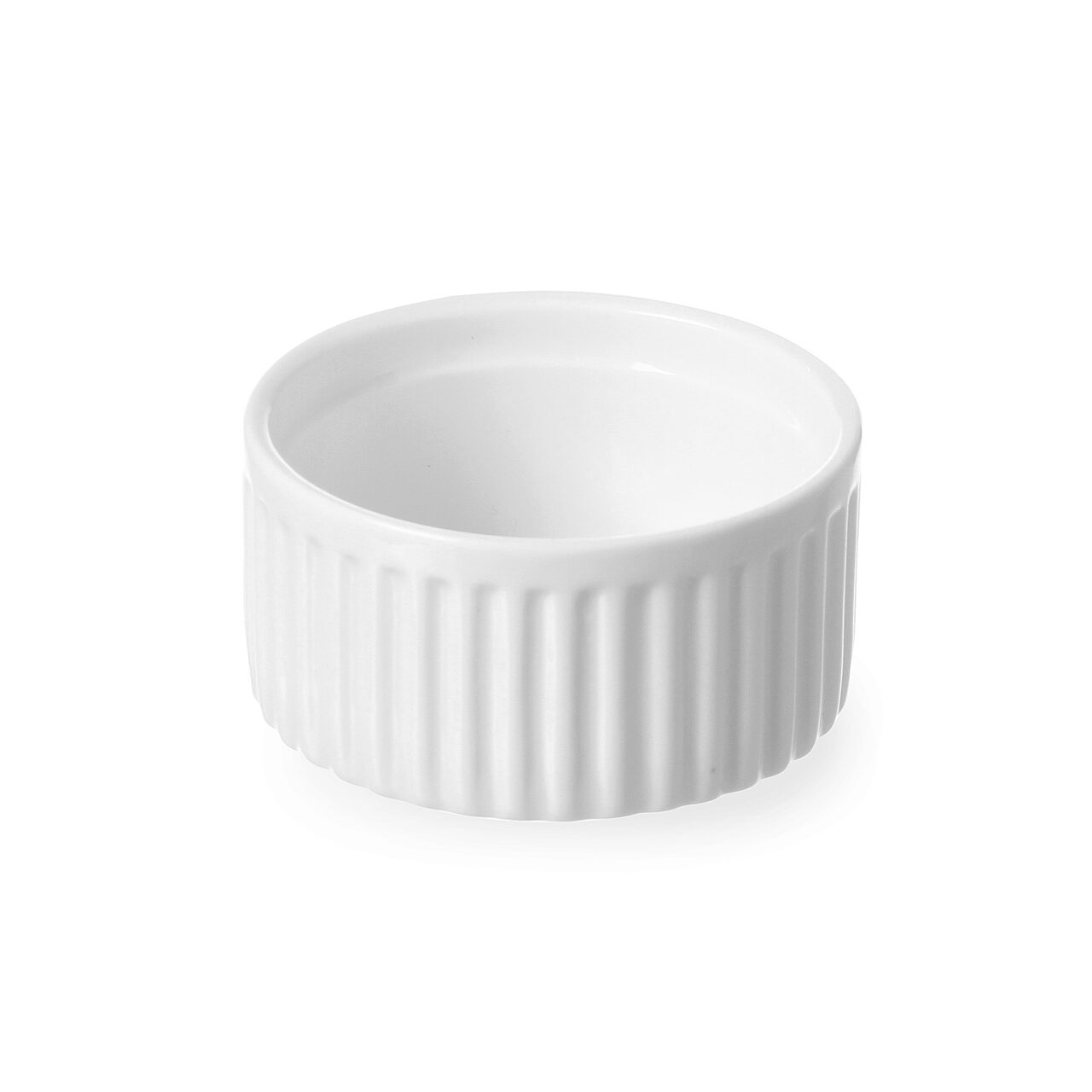 Рифлёные фарфоровые ramekin-формы для духовки до 600°C