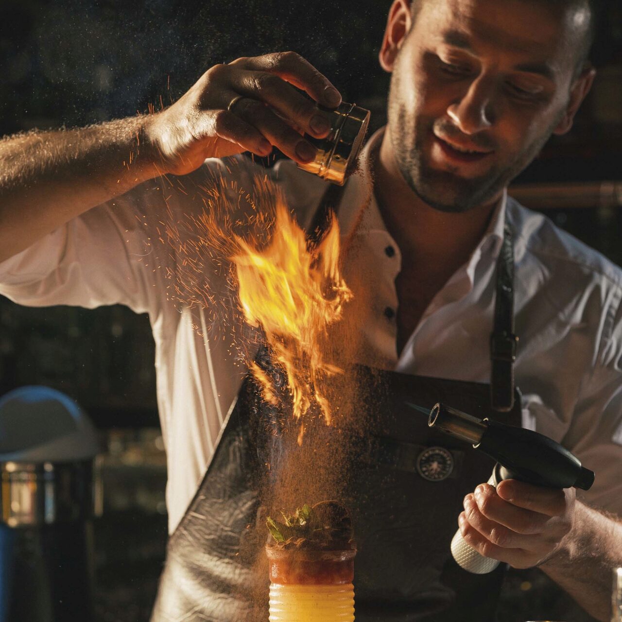 Газовая горелка для карамелизации десертов Crème Brûlée, 145×70×190 мм — HENDI