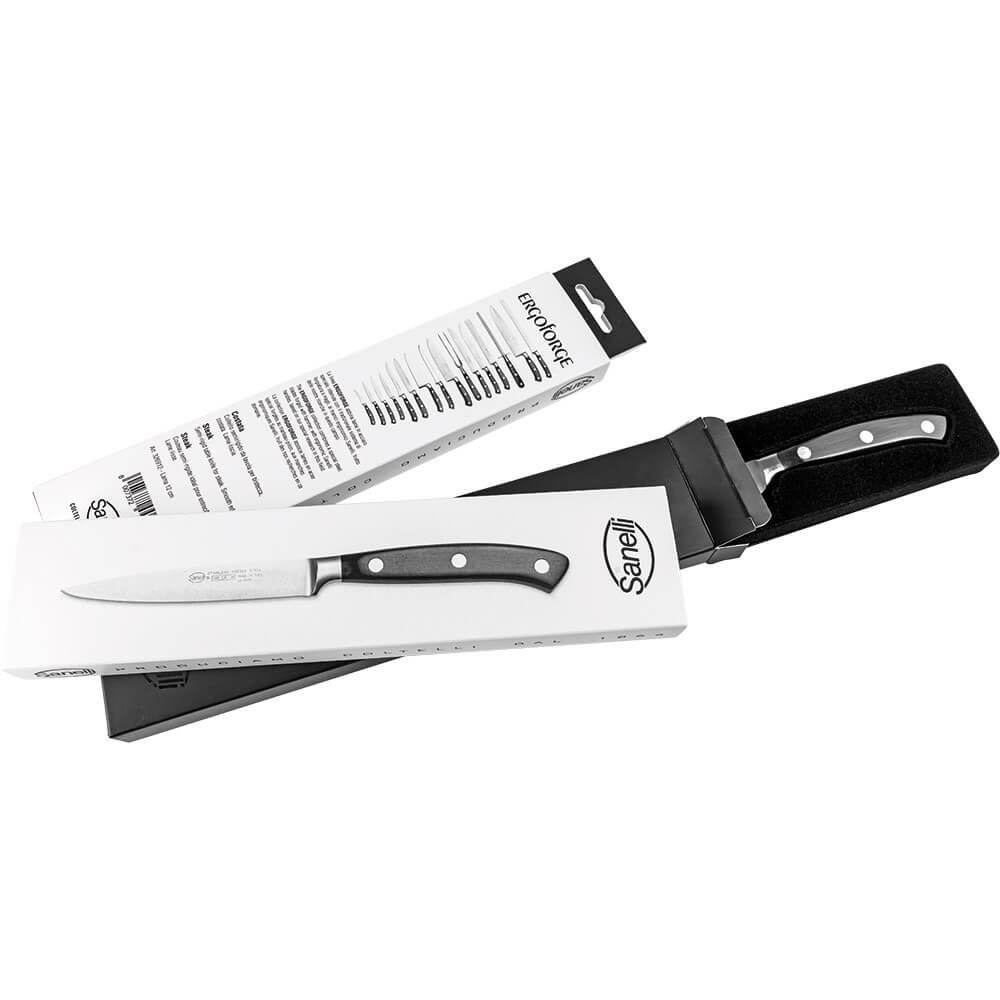 Нож для очистки, кованый, Sanelli Ergoforge, L 100 mm