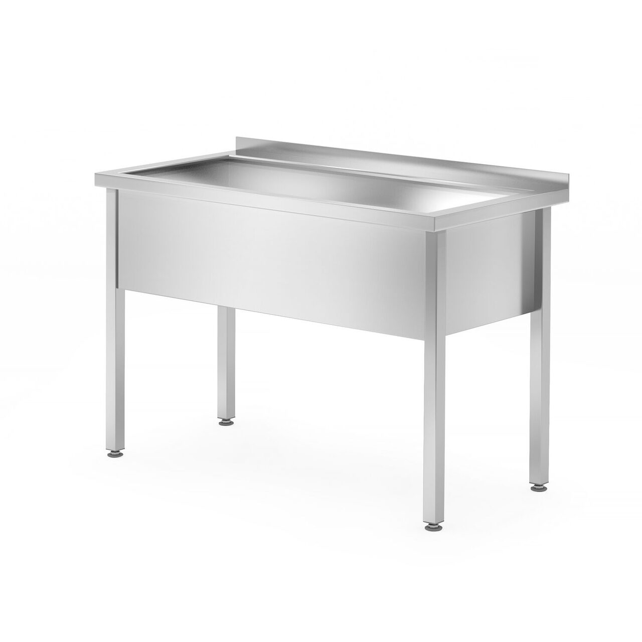 Стол с мойкой сварной из нержавеющей стали 800×700×850 мм, Profi Line