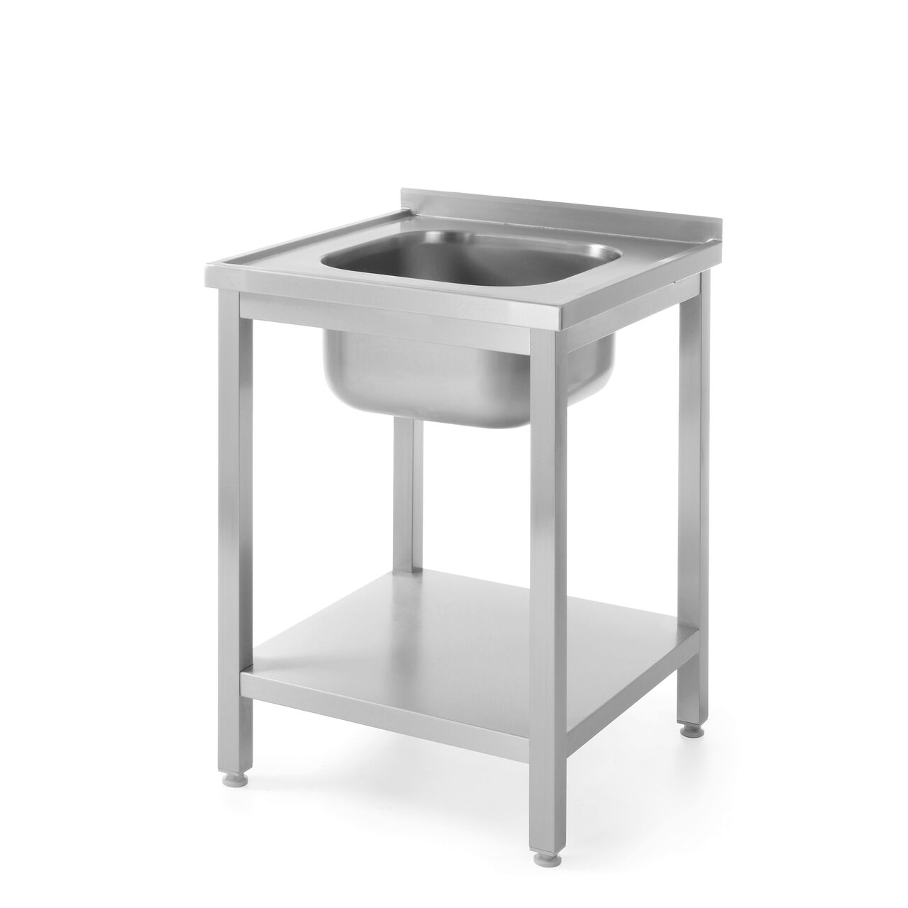 Мойка с полкой, Kitchen Line, левая сторона, 800x600x(H)850мм