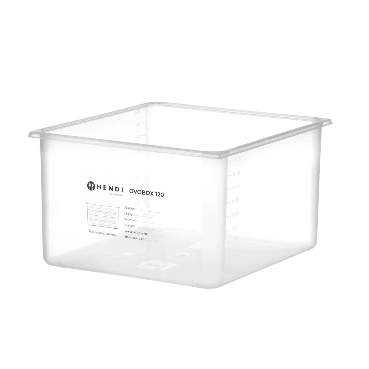 Контейнер для хранения стерилизованных яиц с 8 лотками, 18 л