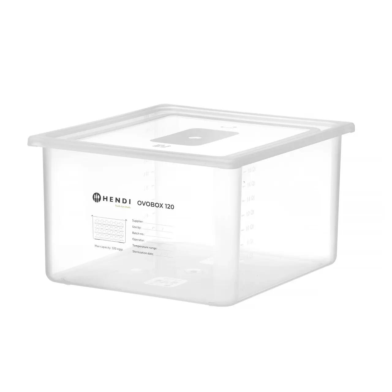 Контейнер для хранения стерилизованных яиц с 8 лотками, 18 л