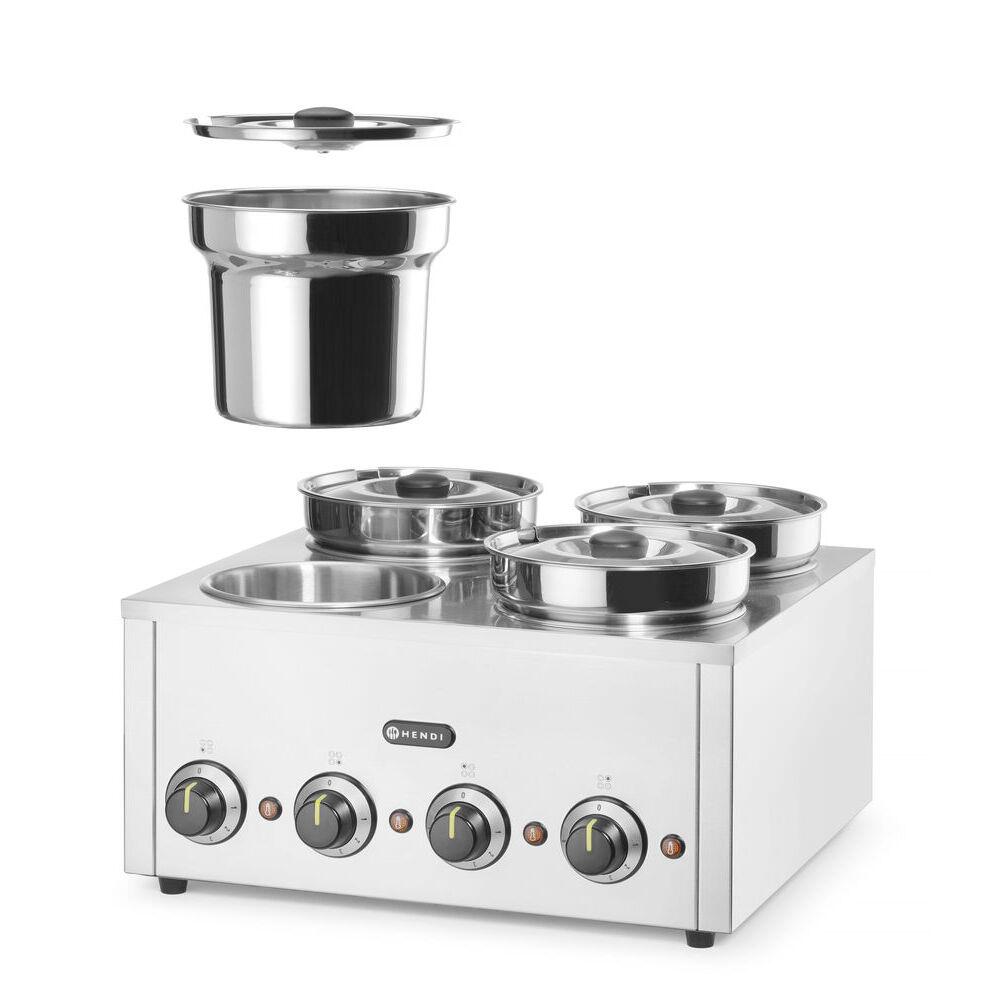 Термосистема bain-marie Quad, 4 × 4 л, 800 Вт