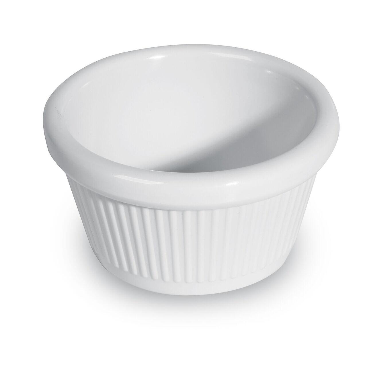 Рифлёный ramekin из меламина для соусов, 80 мл, Ø80×H40 мм