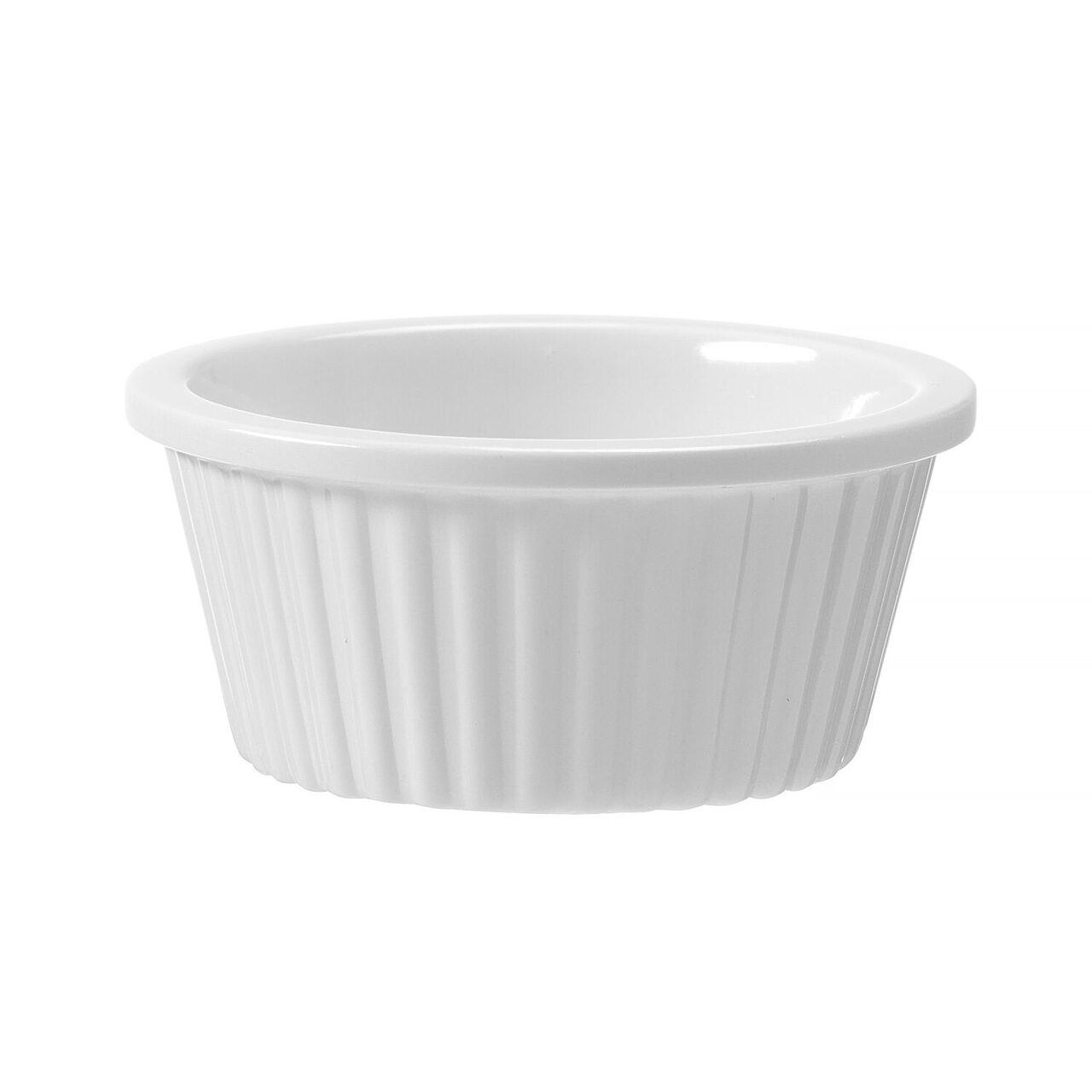 Рифлёный ramekin из меламина для соусов, 80 мл, Ø80×H40 мм