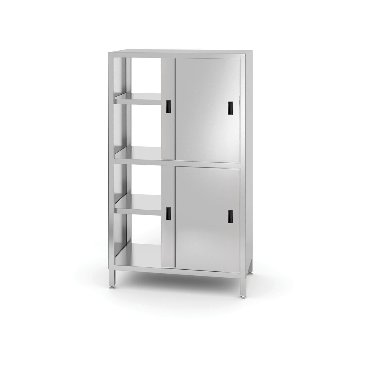 Проходные шкафы из нержавеющей стали с раздвижными дверями Kitchen Line