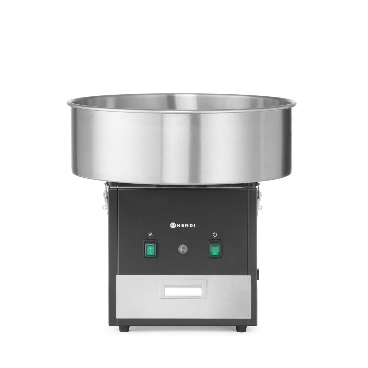 Аппарат для сахарной ваты с чашей из нержавеющей стали, настольный