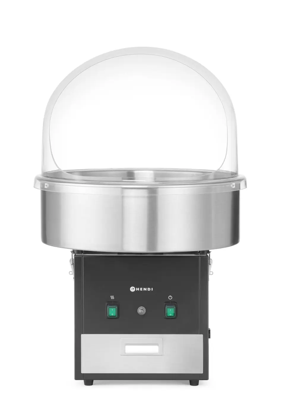 Аппарат для сахарной ваты с чашей из нержавеющей стали, настольный