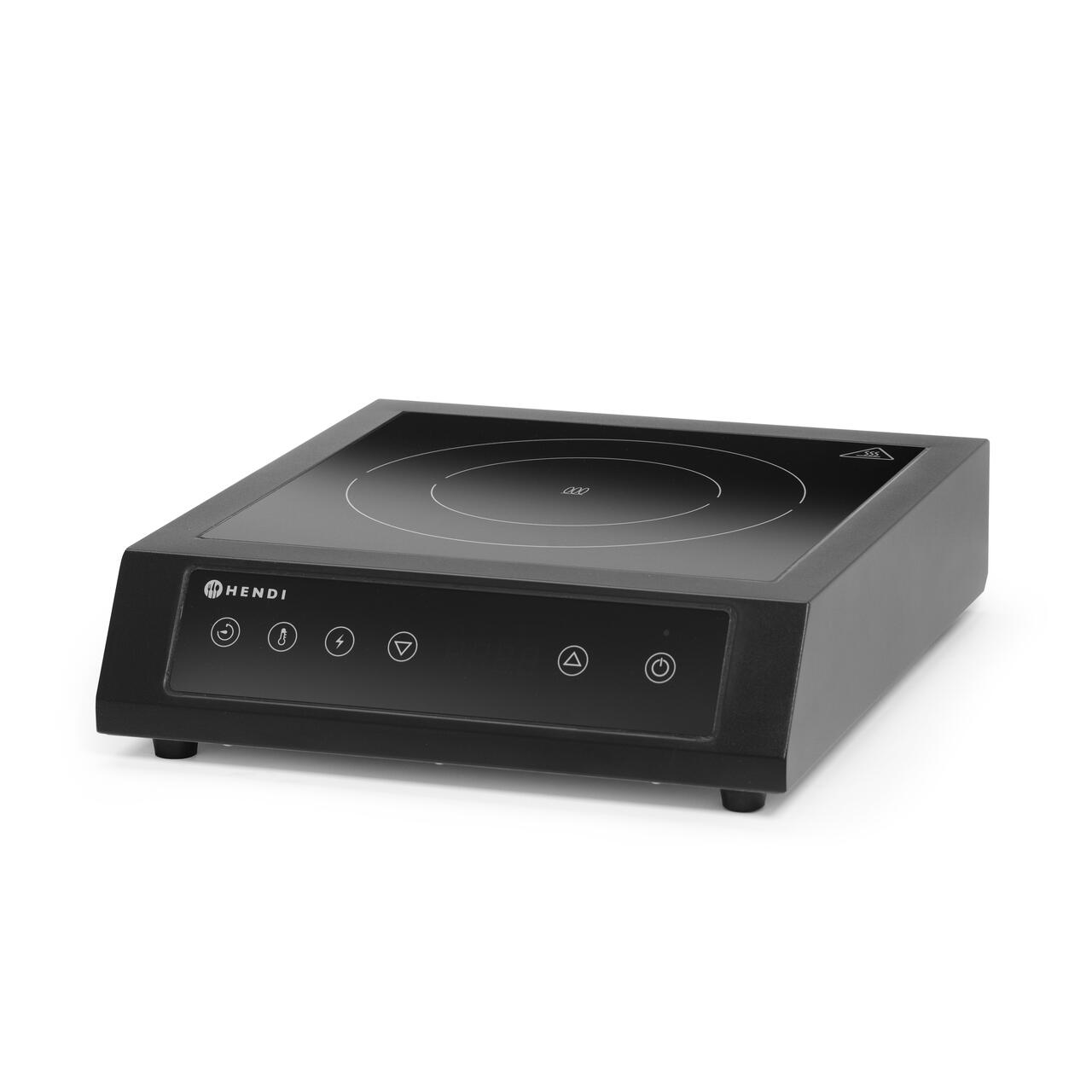Индукционная плита 3500 D XL, Черная, 220-240В/3500Вт, 355x400x(В)100мм