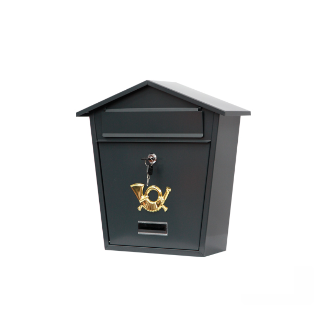 Металлический почтовый ящик YATO, 380×320×105 мм, серый
