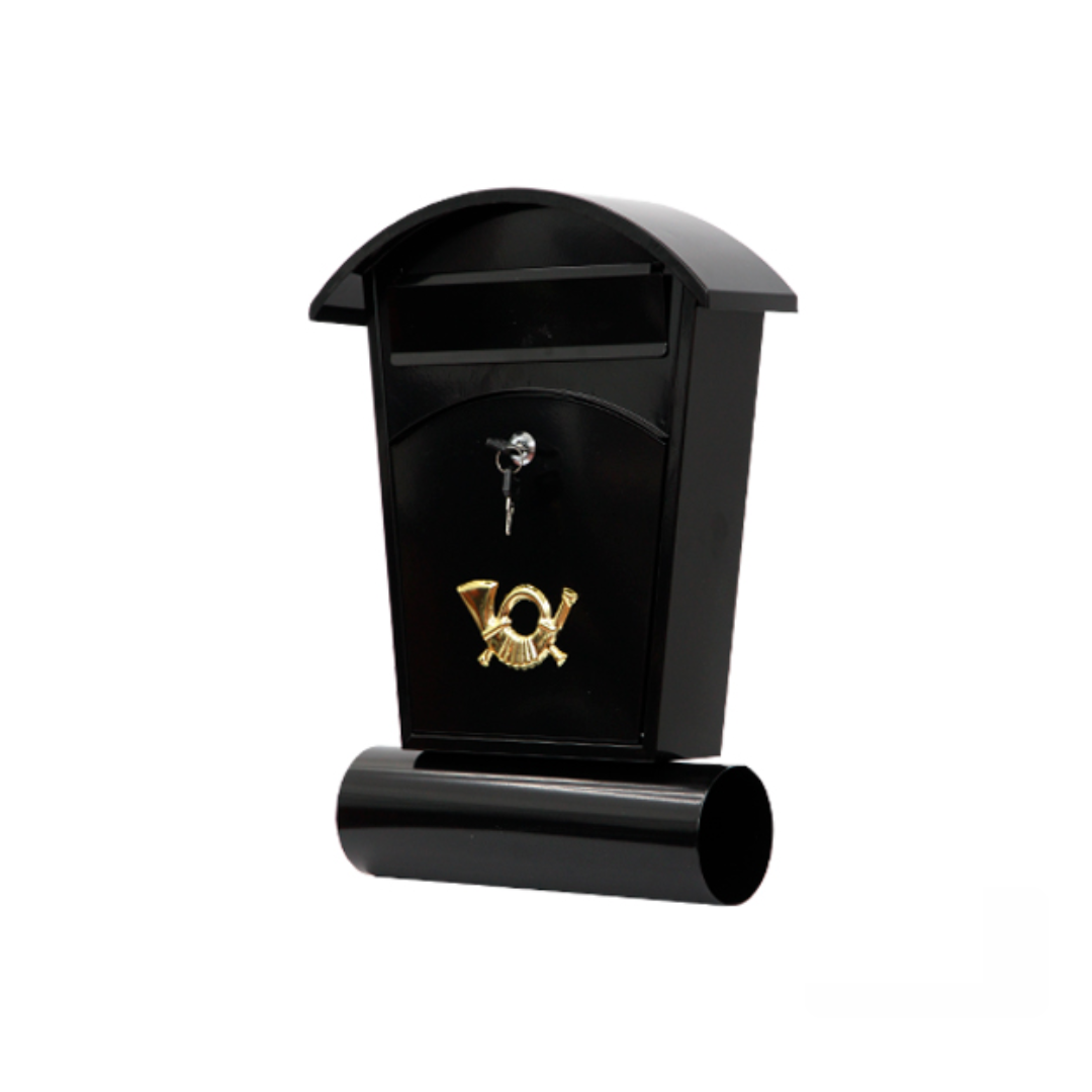 Металлический почтовый ящик, 480×280×80 мм, коричневый