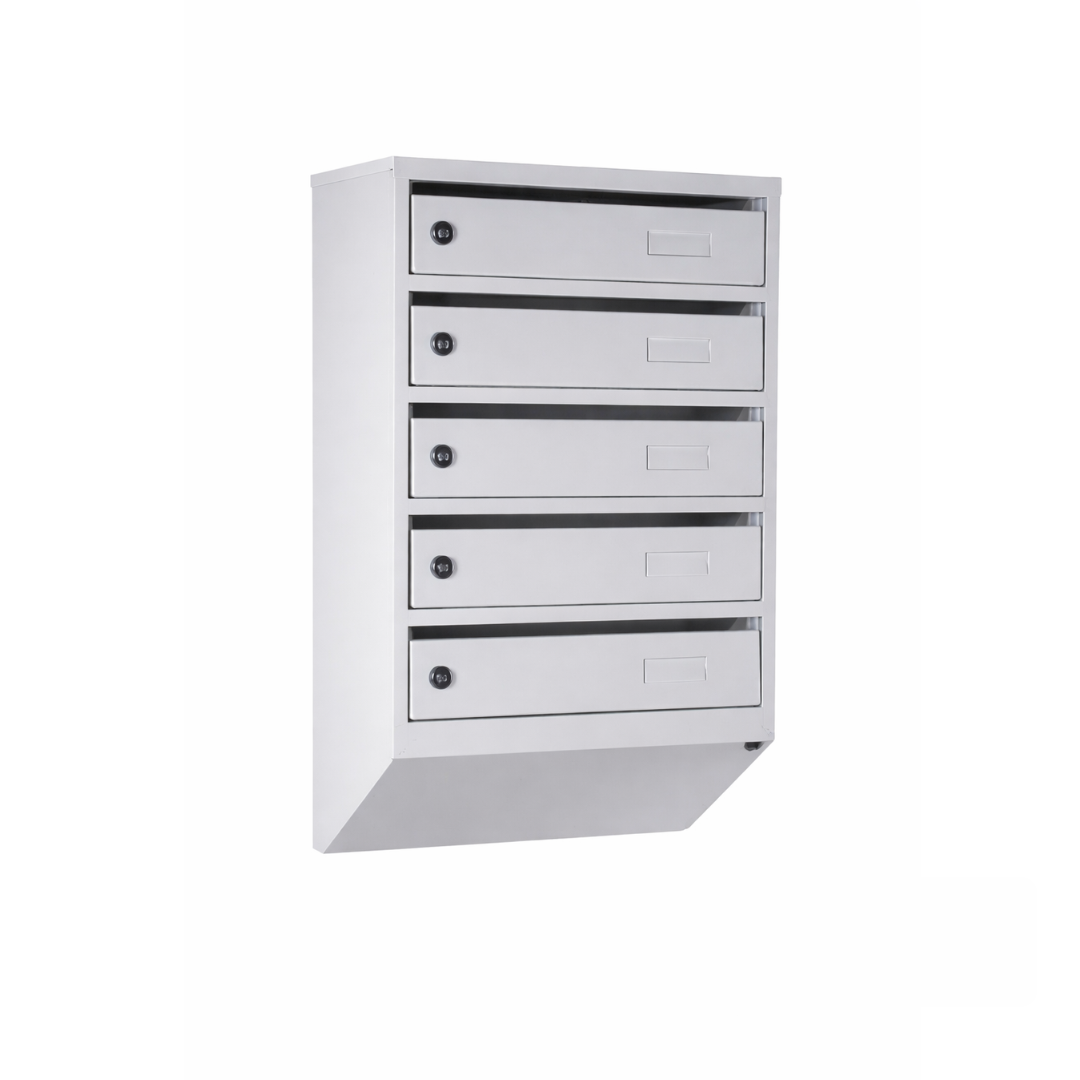 Металлический почтовый ящик с 6 секциями, серия ЯПИ-06-A