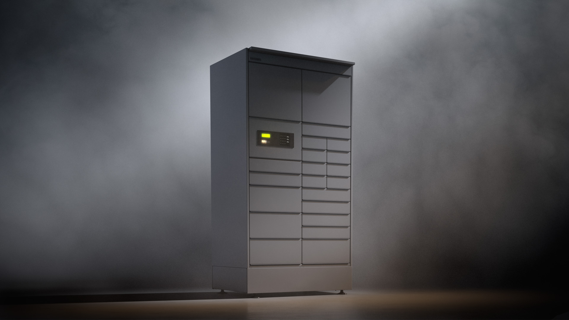 Автономный постамат 24/7 с питанием от аккумулятора LOKO ECOLOGIS