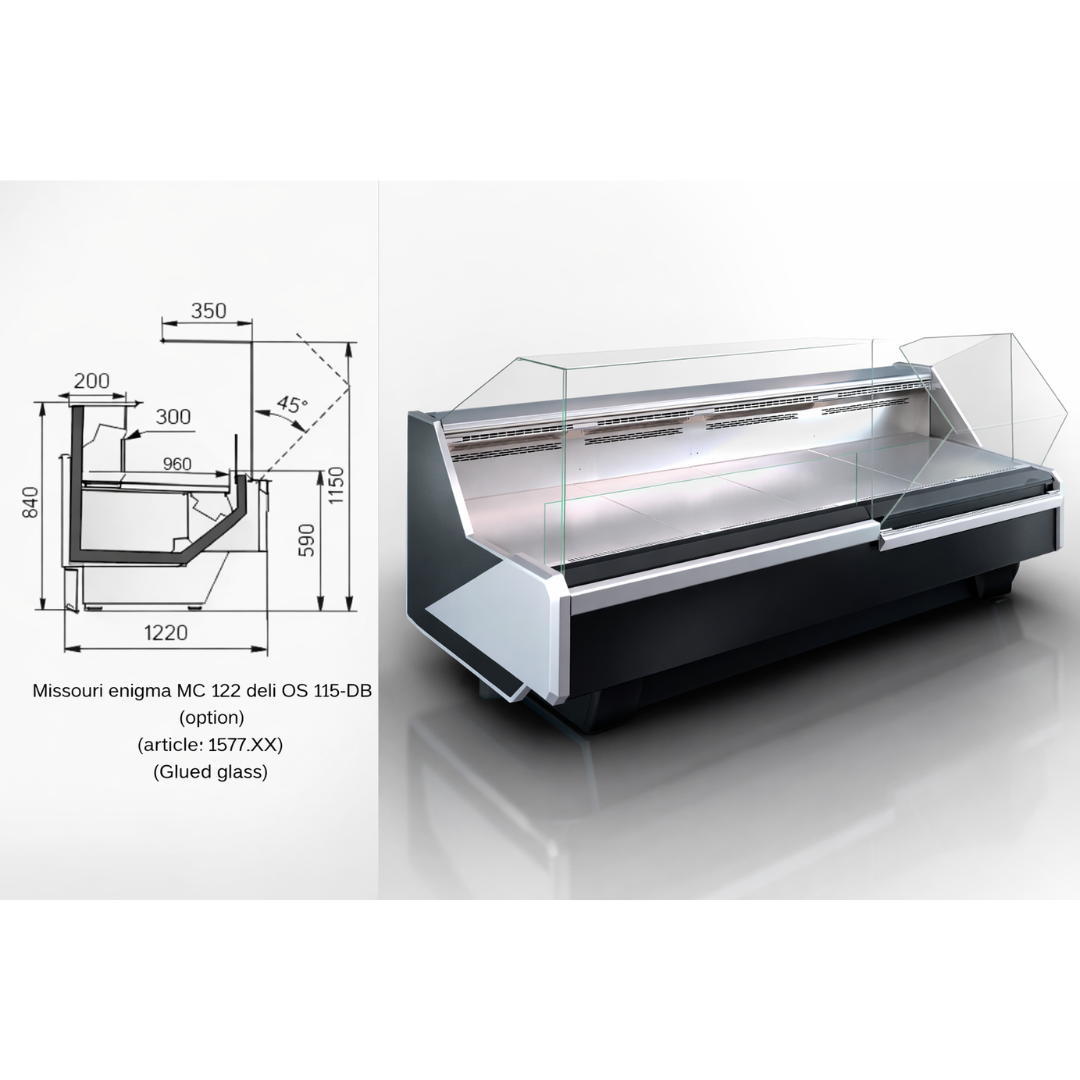 Витрина Missouri enigma MC 122 deli OS 115-DBM - 937