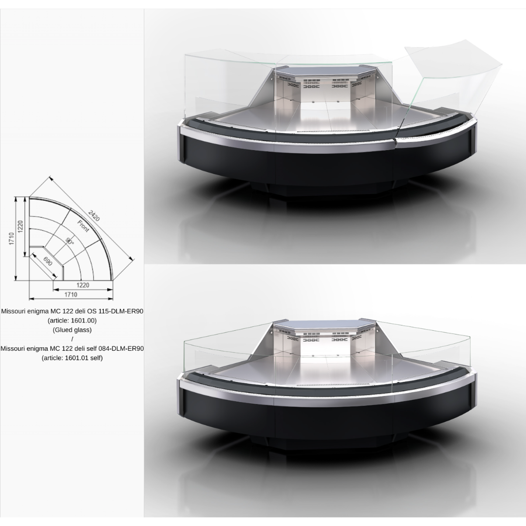 Витрина Missouri enigma MC 122 deli OS 115-DBM - IS90